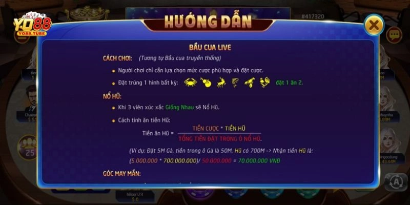 Cược bầu cua livestream được bet thủ yêu thích bởi lối chơi đơn giản